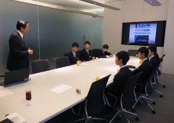 これまでの経験を踏まえながら鹿島の仕事を説明