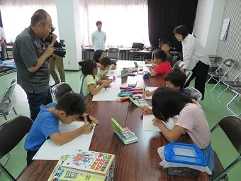 ミミズコンポストを紹介するポスターづくり