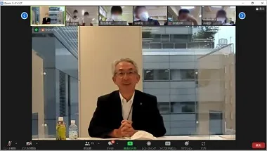 広報管掌役員から高校生へ応援メッセージ