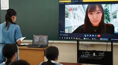 生徒からのインタビュータイム