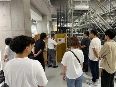 鹿島テクニカルセンター見学の様子