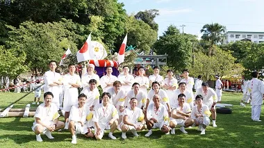 太鼓山行列に挑む、当社JVの精鋭