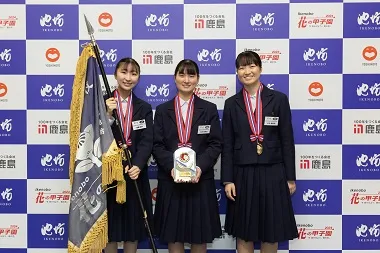 優勝チーム（岐阜県立岐阜商業高等学校）