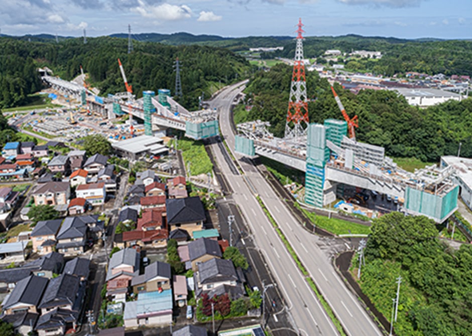 図版：張出し架設状況