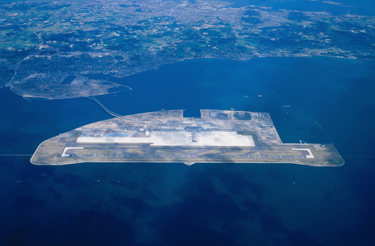 図版：中部国際空港（愛知県2004年竣工）