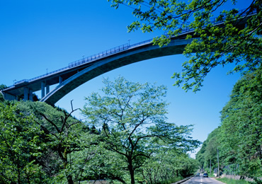 図版：江刺夢乃橋（岩手県1999年竣工）