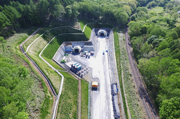 図版：新区界トンネル