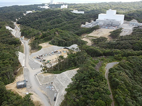 図版：種子島宇宙センター衛星系エリア新設道路 A・B路線盛土法面