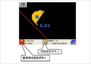 図版：2D仕様の表示画面