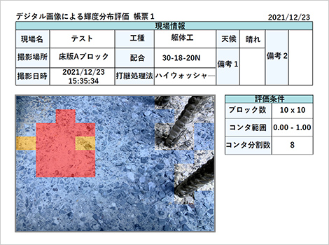 図版：管理・検査帳票の一例