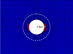 図版：図3　塑性領域分布図