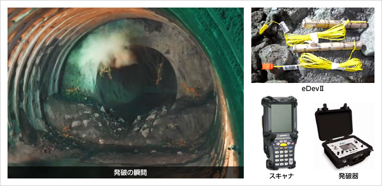 図版：Orica社製　秒時現場設定型高精度電子雷管「eDev®Ⅱ」