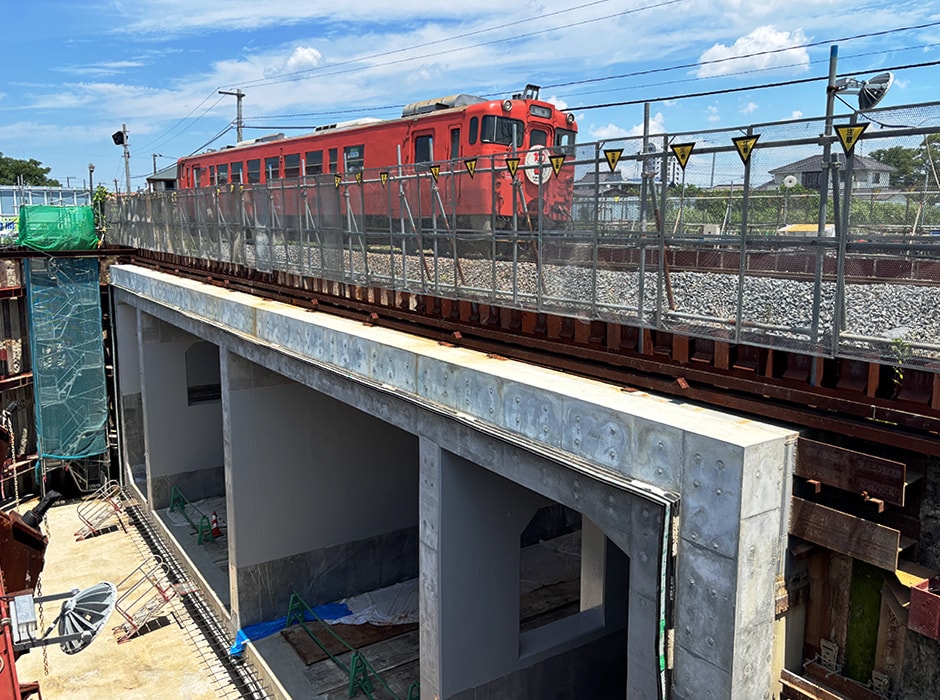 図版:完成後の道路函体