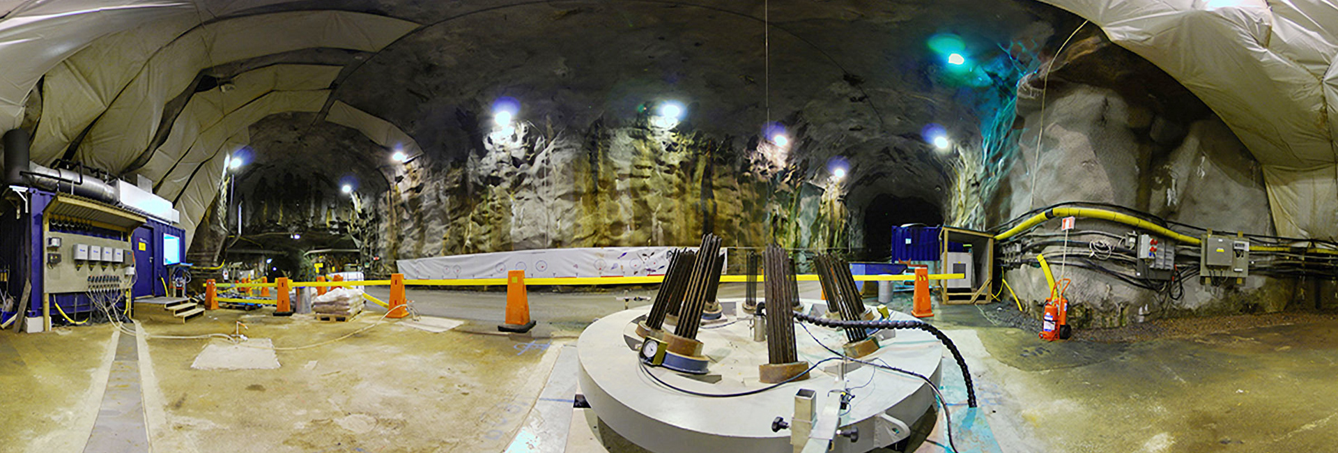 Äspö Hard Rock Laboratoryの地下施設
