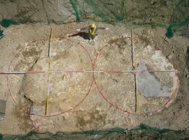 図版：岩ずりを含む砂礫地盤での施工実績（愛媛県、岸壁の液状化対策）