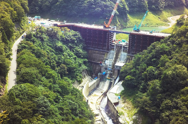 浜田ダム再開発工事