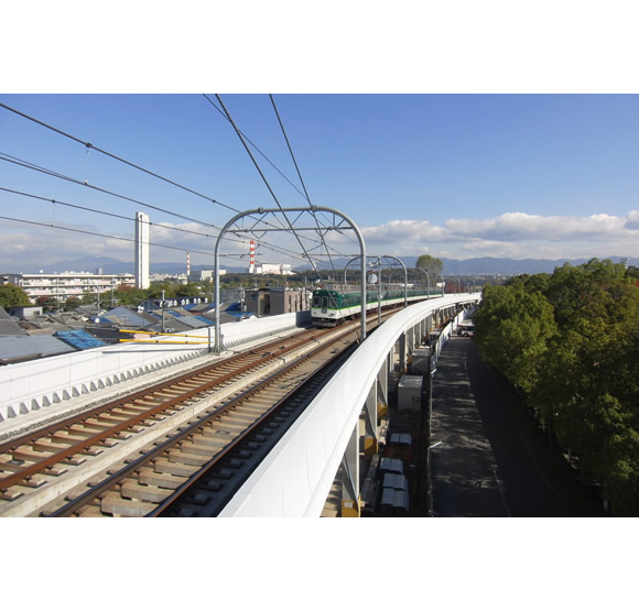 京阪本線　淀駅付近高架化