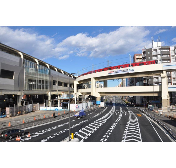 京浜急行本線 蒲田駅付近高架化