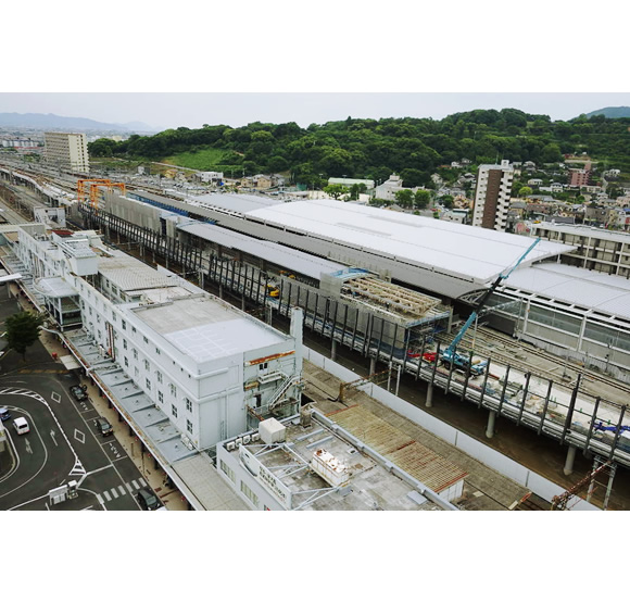 JR九州　熊本駅付近高架化