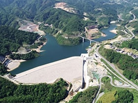 図版:大分川ダム建設(一期・二期)工事