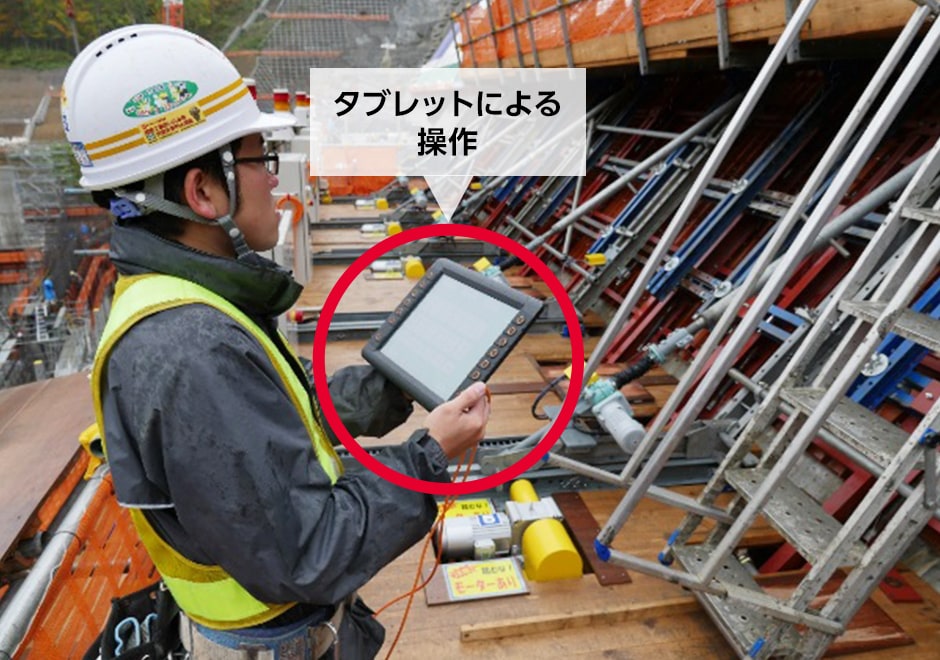 図版:作業の省力化・平易化が可能
