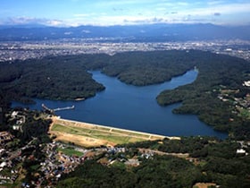 図版:山口貯水池堤体強化