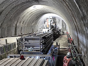 図版:みなとみらい21線車両留置場