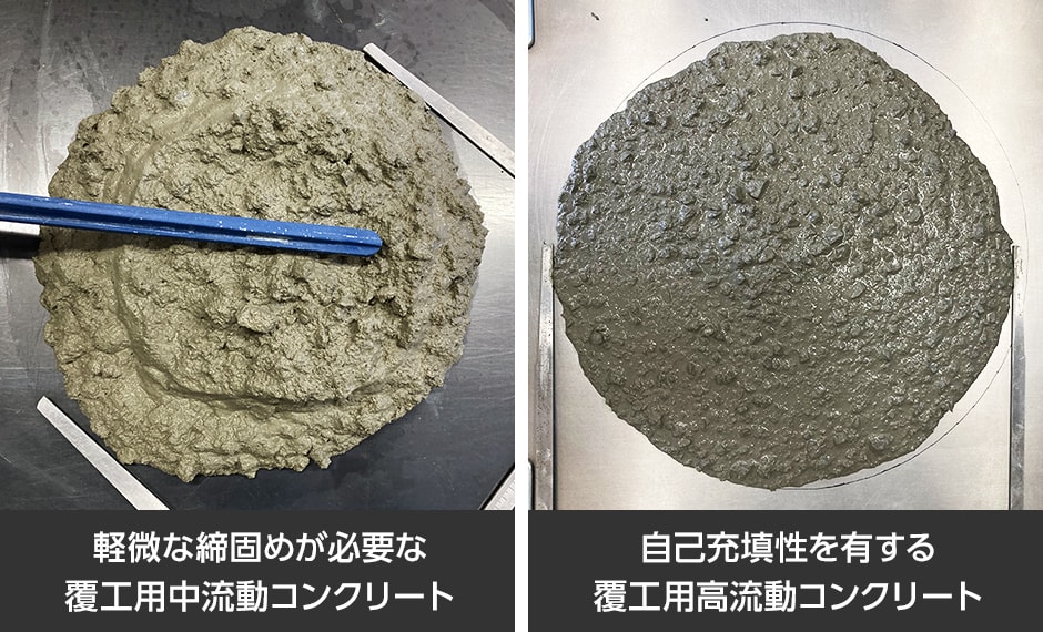 図版:覆工用中・高流動コンクリート