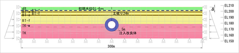 図版:図1 解析モデル図