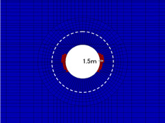 図版:図3 塑性領域分布図
