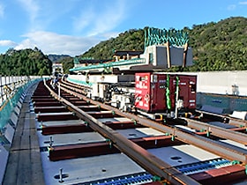 図版:広島自動車道 奥畑川橋(上り線)