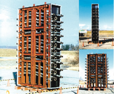 図版:偏向塔定着架台