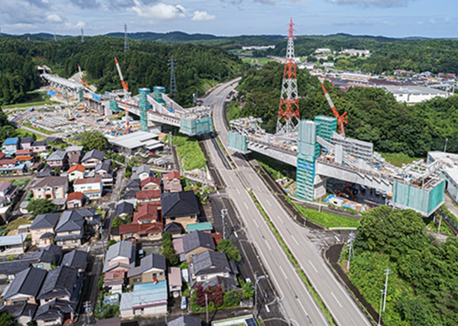 図版:張出し架設状況