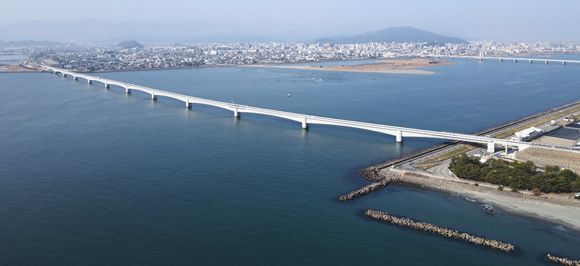 図版:吉野川サンライズ大橋(完成写真)