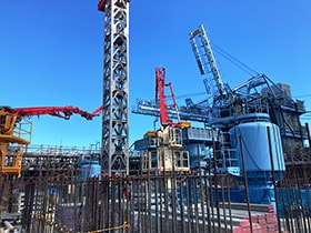 図版：江東ポンプ所　江東系ポンプ棟建設その2工事