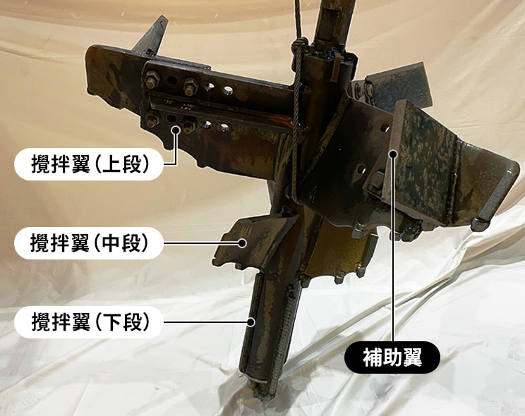 図版：改良型BCH工法の掘削ビット