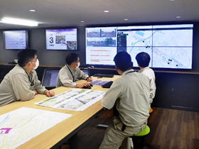 図版:新名神高速道路 枚方工事