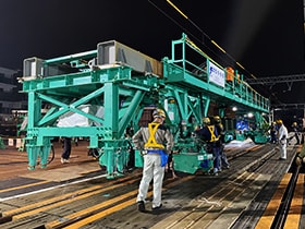 図版：西武鉄道新宿線中井駅～野方駅間連続立体交差事業に伴う土木工事第1工区