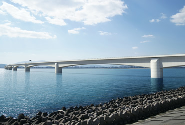 図版：吉野川大橋の完成予想パース
