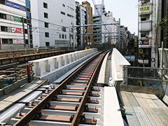 図版：宮益架道橋架替（埼京上り線）