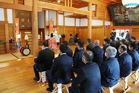 図版：安全祈願祭の様子