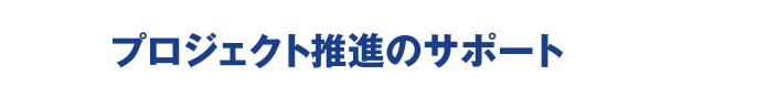 プロジェクト推進サポート