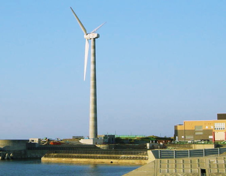 図版：うみてらす名立風力発電所