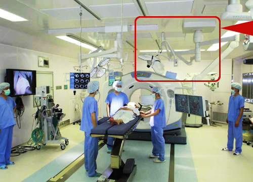 図版：ハイブリッド手術室の事例