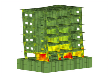 図版：非線形解析プログラム「CARC-ASe」