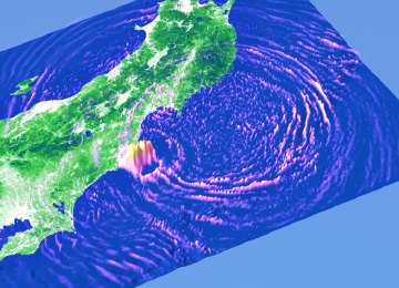 図版：長周期地震動シミュレーション