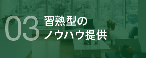 3 習熟型のノウハウ提供