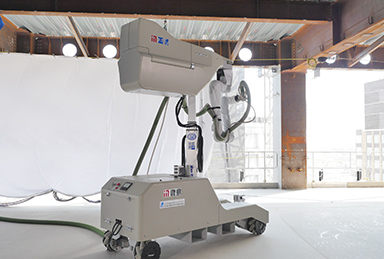 耐火被覆吹付ロボット