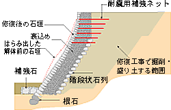 石垣断面