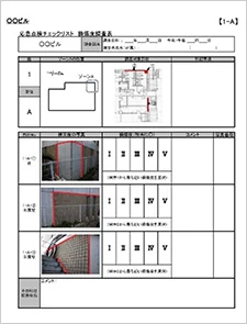 図版：応急点検チェックリスト